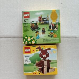 LEGO Easter Bundle 40005 Bunny 40237 Egg Hunt